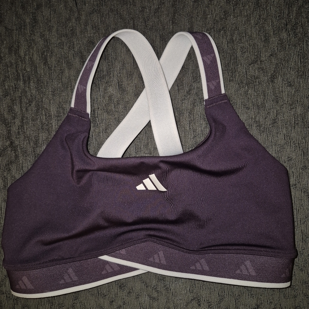 Adidas Women's Purple Sports Bra
